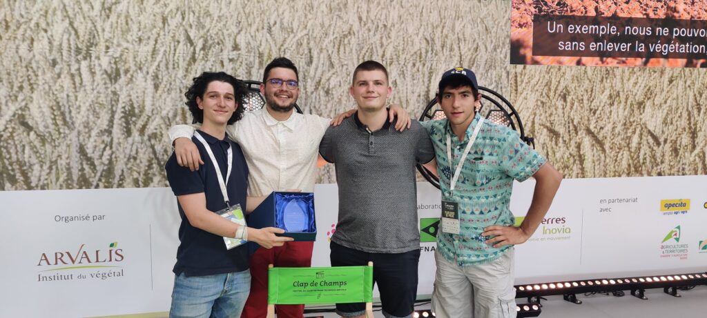 Prix du court métrage technique agricole – Festival Clap des champs, attribué aux élèves-ingénieurs Isara.