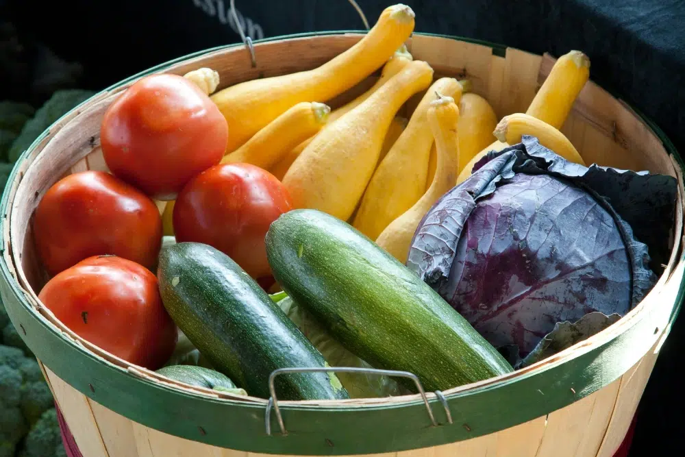 plateau de légumes